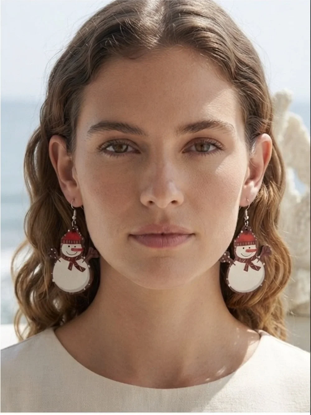SNOWMAN EARRINGS
